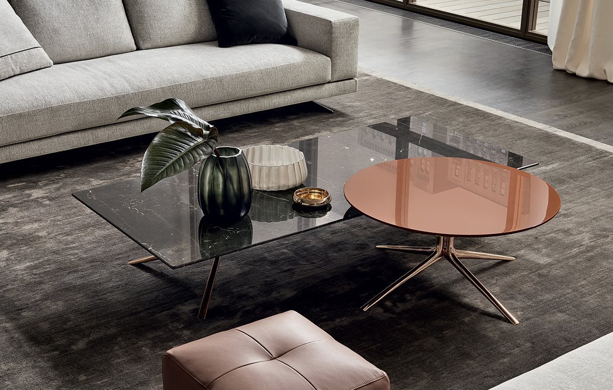 Журнальный столик Mondrian Poliform в интерьере